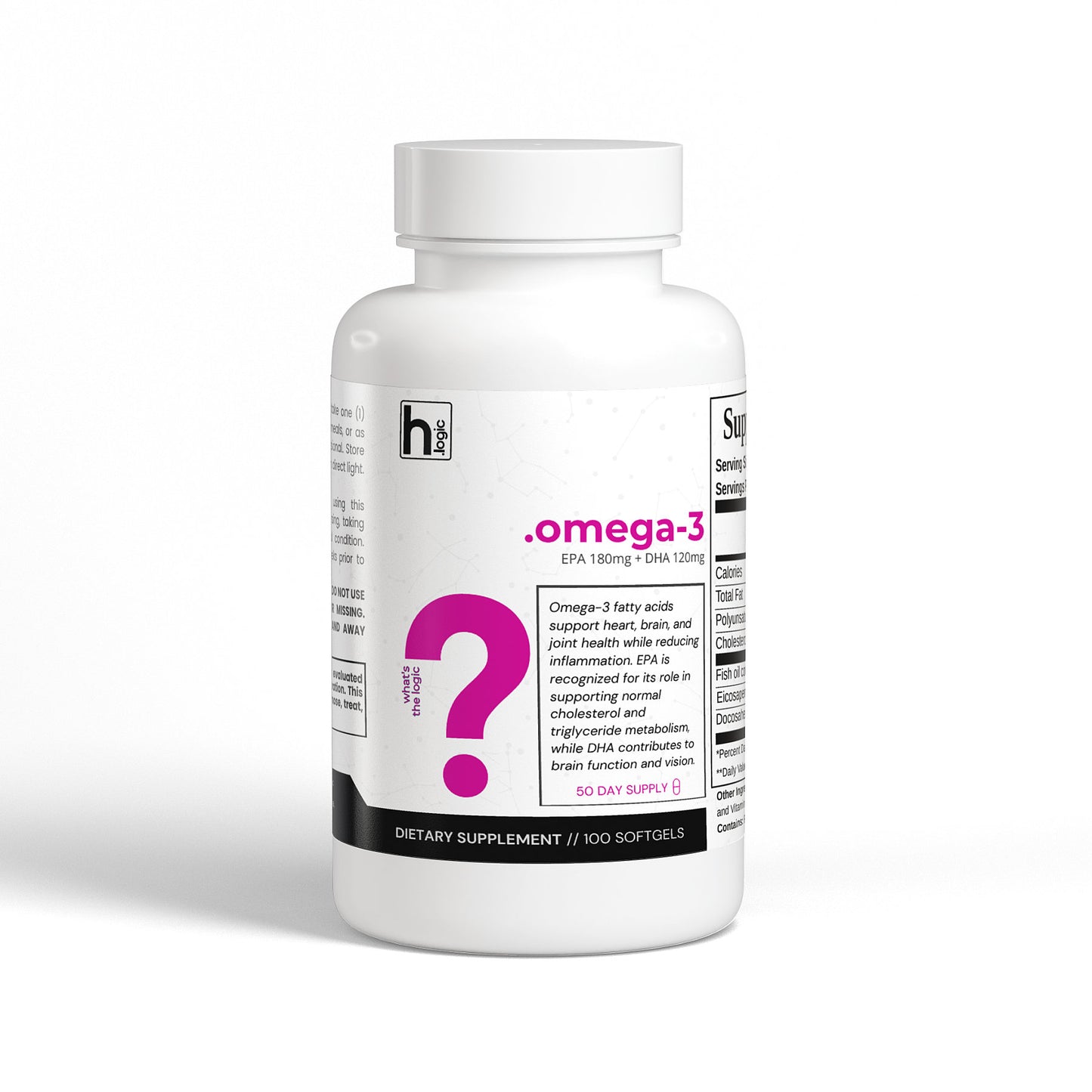 Omega-3 (EPA 180mg + DHA 120mg) - Health Logic