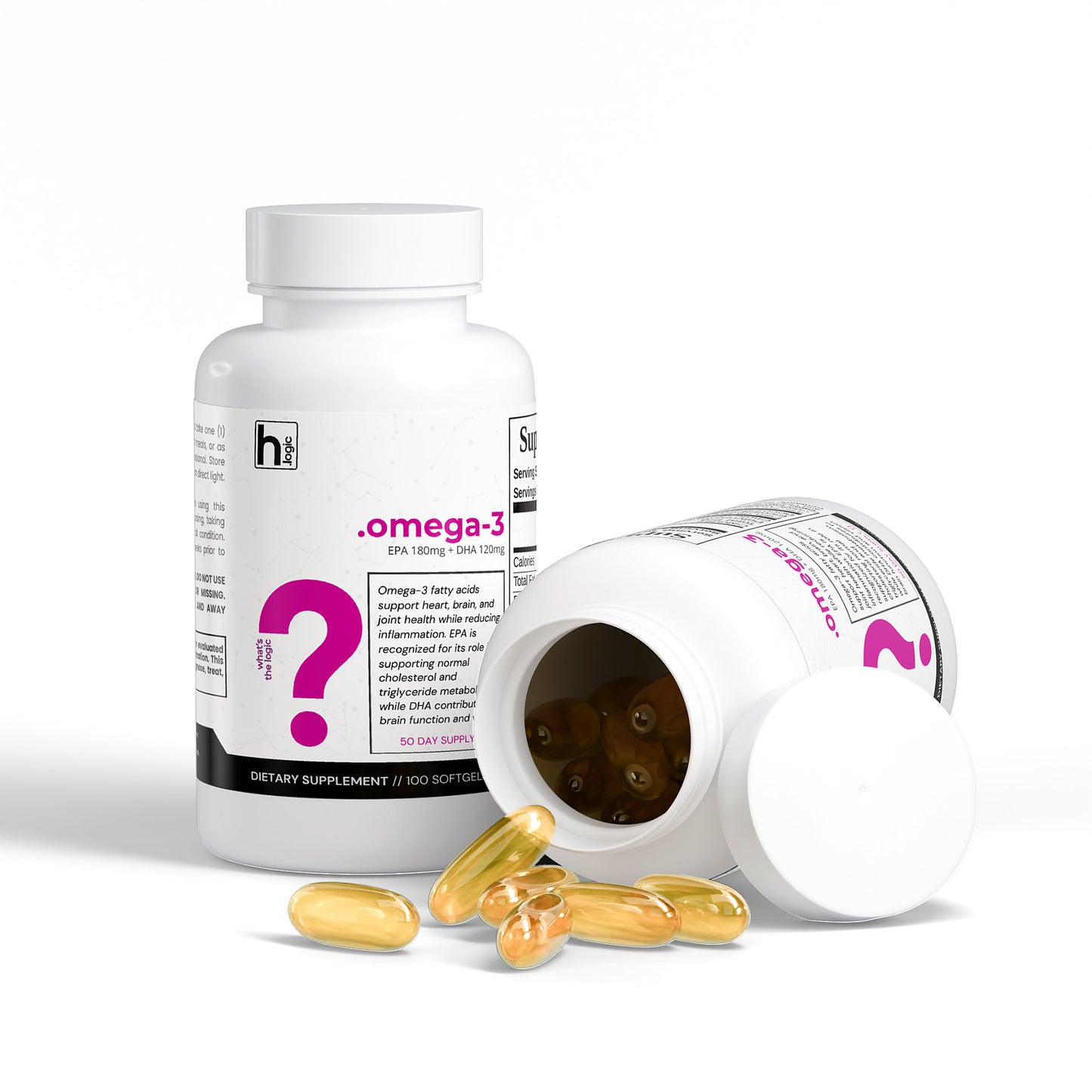 Omega-3 (EPA 180mg + DHA 120mg) - Health Logic