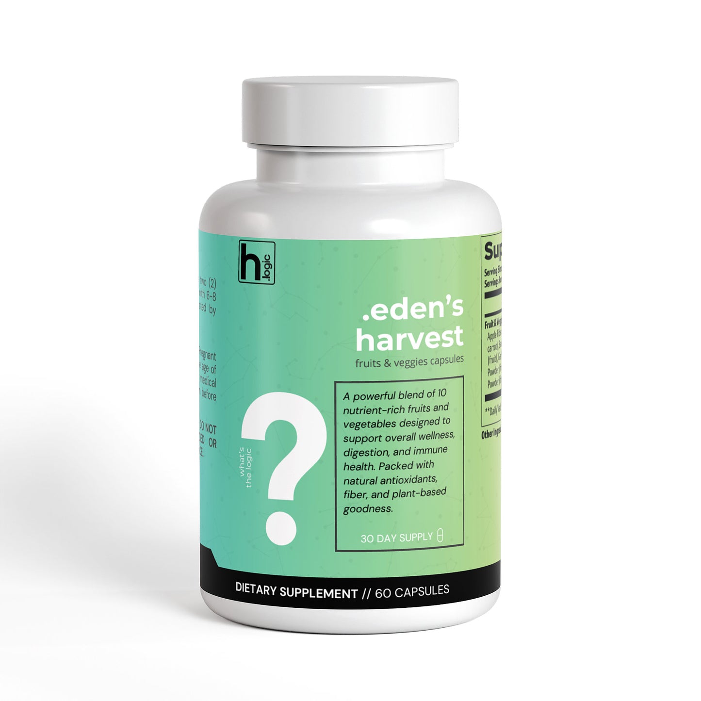 Eden's Harvest (10 Fruits & Veggies) - Health Logic