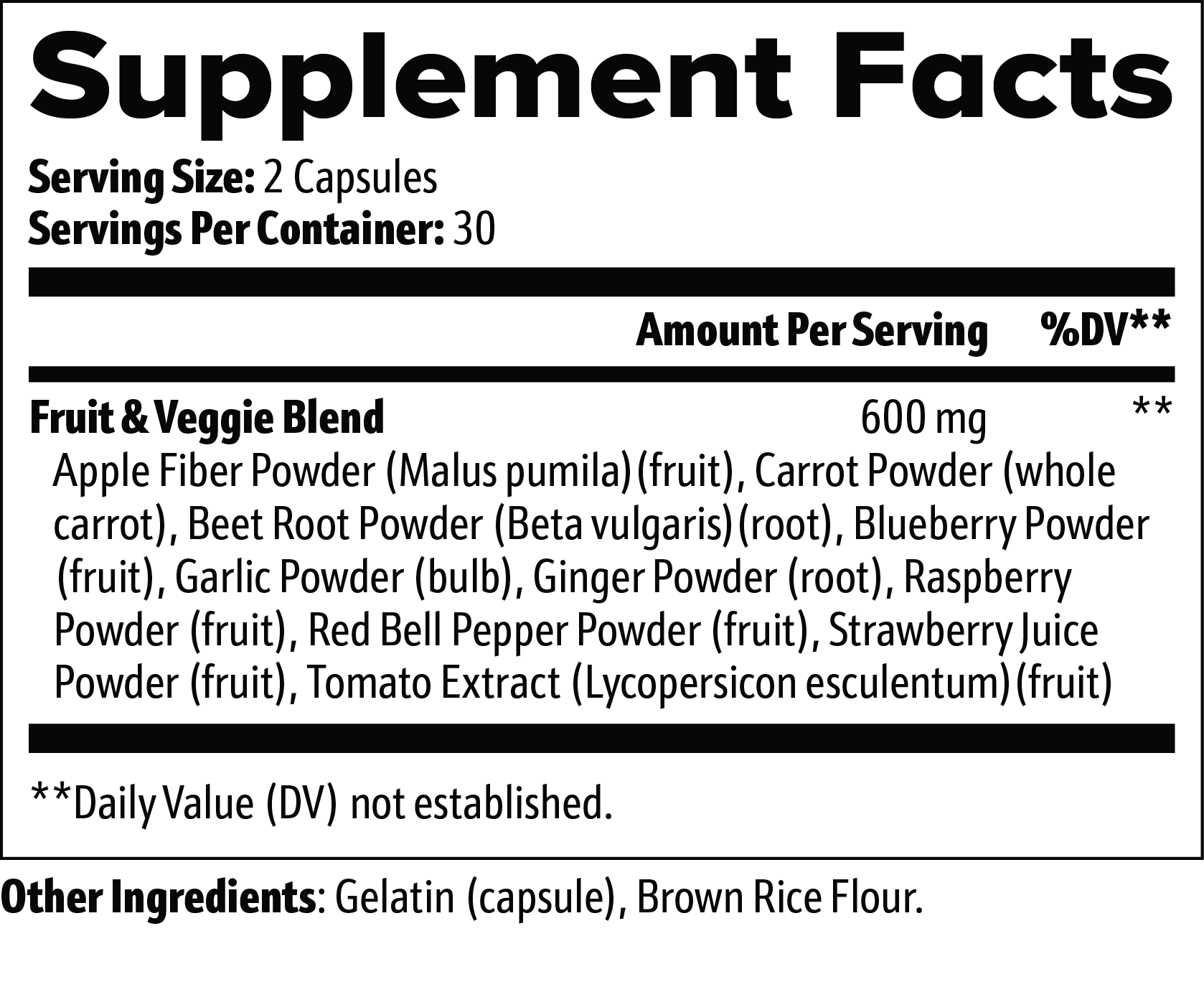 Eden's Harvest (10 Fruits & Veggies) - Health Logic 